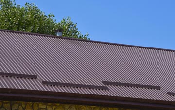 typical Orkney Islands corrugated roof uses